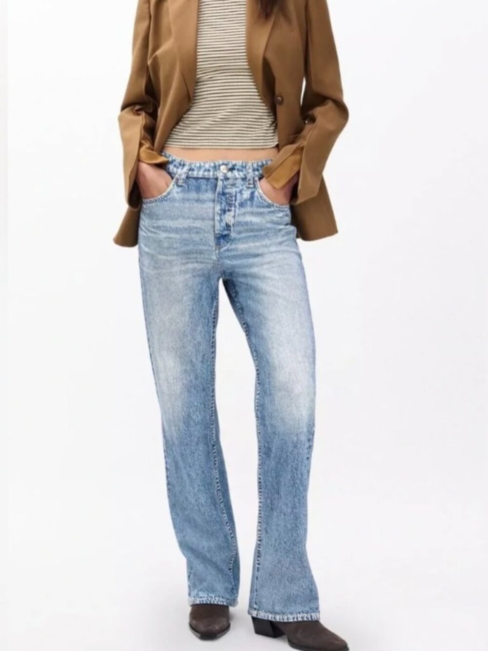 NWT rag & bone Riverly Miramar Shea Relaxed Straight - Size 29